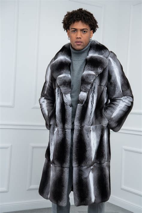 fendi chinchilla fur coat|chinchilla fur coat for men.